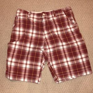 Men's plaid shorts